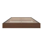 Lit plateforme Queen Alibi Noyer - Nexera