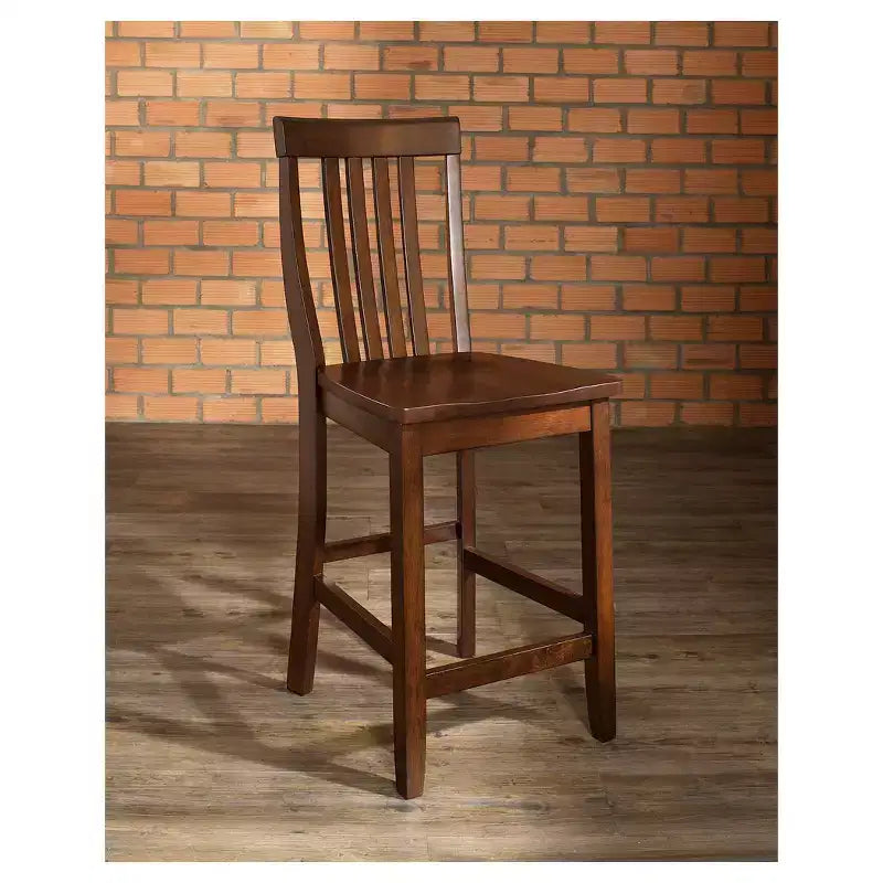 Lot de 2 tabourets de bar à hauteur de comptoir 24 School House - Crosley