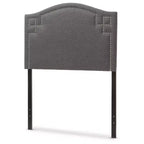 Aubrey Modern And Contemporary Fabric Upholstered Headboard - Twin - Baxton Studio