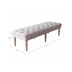 Banc capitonné classique Layla - HomePop