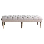 Banc capitonné classique Layla - HomePop