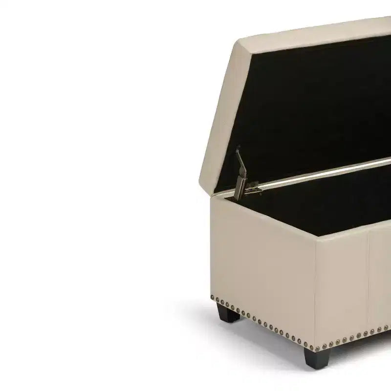 Banc de rangement ottoman Megan 34 - Wyndenhall
