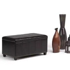 Banc de rangement ottoman Megan 34 - Wyndenhall