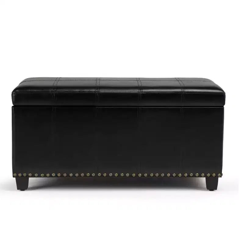 Banc de rangement ottoman Megan 34 - Wyndenhall