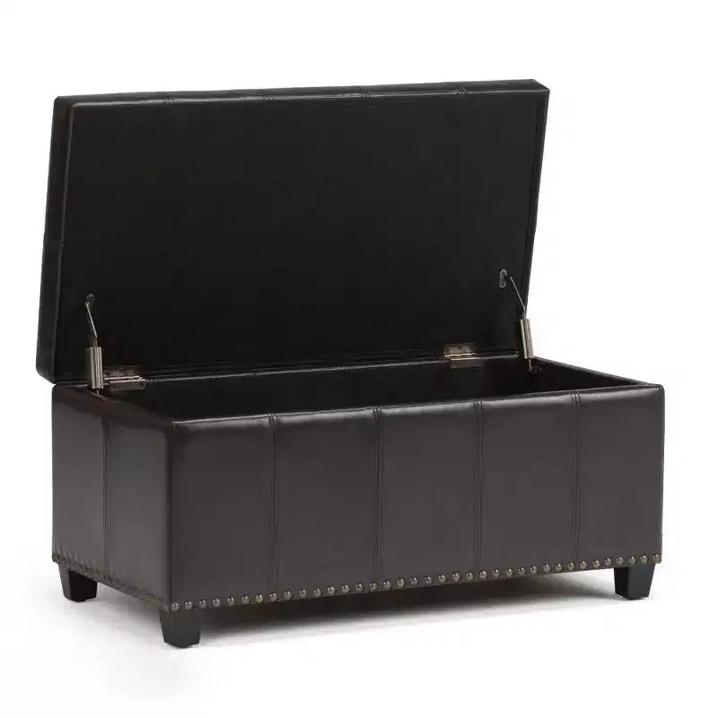 Banc de rangement ottoman Megan 34 - Wyndenhall