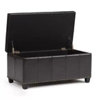 Banc de rangement ottoman Megan 34 - Wyndenhall