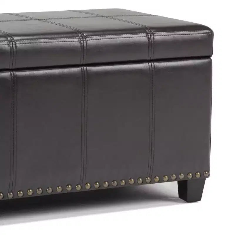 Banc de rangement ottoman Megan 34 - Wyndenhall
