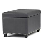 Banc de rangement ottoman Megan 34 - Wyndenhall