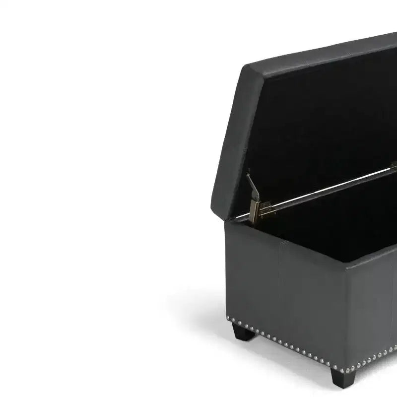 Banc de rangement ottoman Megan 34 - Wyndenhall