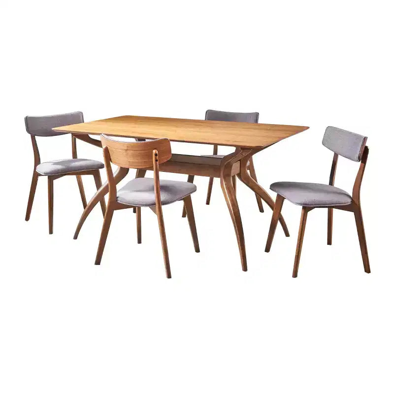 Ensemble de salle à manger 5 pièces Nissie Mid-Century – Christopher Knight Home
