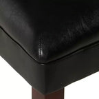 Lot de 2 chaises de salle à manger Parsons en similicuir - Homepop