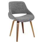 Lot de 2 chaises de salle à manger/d'appoint modernes du milieu du siècle Fabrico - Lumisource