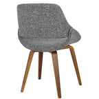 Lot de 2 chaises de salle à manger/d'appoint modernes du milieu du siècle Fabrico - Lumisource