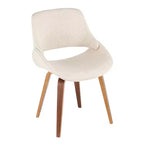 Lot de 2 chaises de salle à manger/d'appoint modernes du milieu du siècle Fabrico - Lumisource