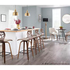 Lot de 2 chaises de salle à manger/d'appoint modernes du milieu du siècle Fabrico - Lumisource