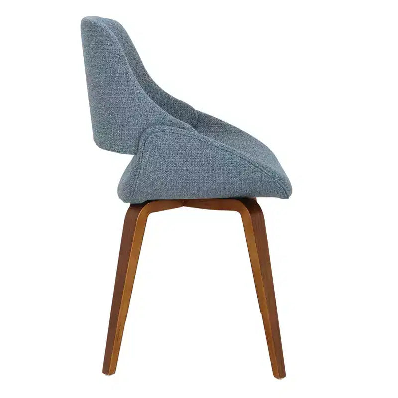 Lot de 2 chaises de salle à manger/d'appoint modernes du milieu du siècle Fabrico - Lumisource