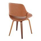 Lot de 2 chaises de salle à manger/d'appoint modernes du milieu du siècle Fabrico - Lumisource
