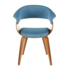 Lot de 2 chaises de salle à manger/d'appoint modernes du milieu du siècle Fabrico - Lumisource