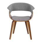 Lot de 2 chaises de salle à manger/d'appoint modernes du milieu du siècle Fabrico - Lumisource