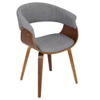 Lot de 2 chaises de salle à manger/d'appoint modernes du milieu du siècle Fabrico - Lumisource