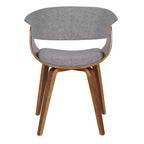 Lot de 2 chaises de salle à manger/d'appoint modernes du milieu du siècle Fabrico - Lumisource
