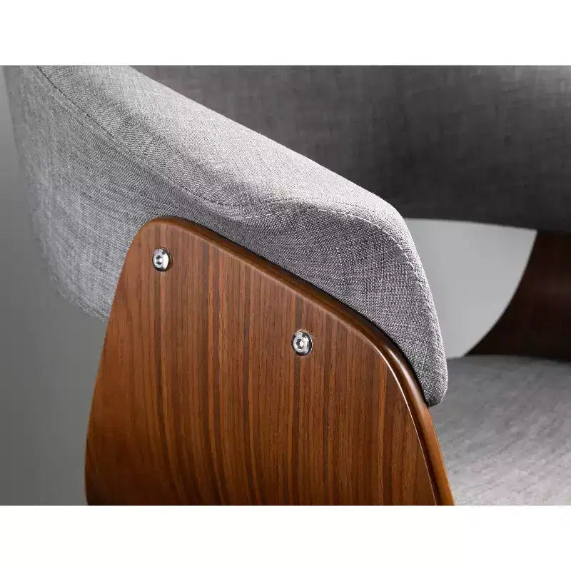 Lot de 2 chaises de salle à manger/d'appoint modernes du milieu du siècle Fabrico - Lumisource