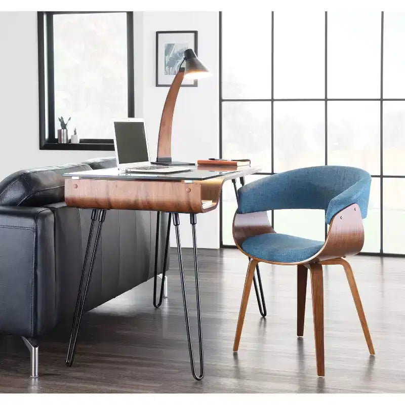 Lot de 2 chaises de salle à manger/d'appoint modernes du milieu du siècle Fabrico - Lumisource