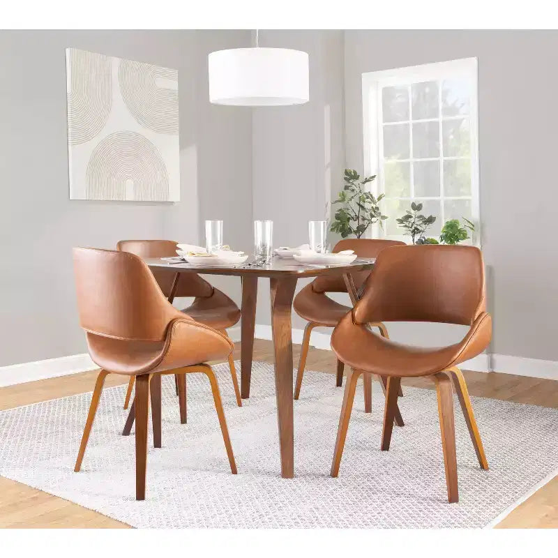 Lot de 2 chaises de salle à manger/d'appoint modernes du milieu du siècle Fabrico - Lumisource