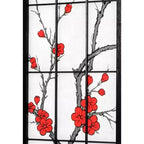 Paravent Shoji 6 ft de haut Motif Fleur