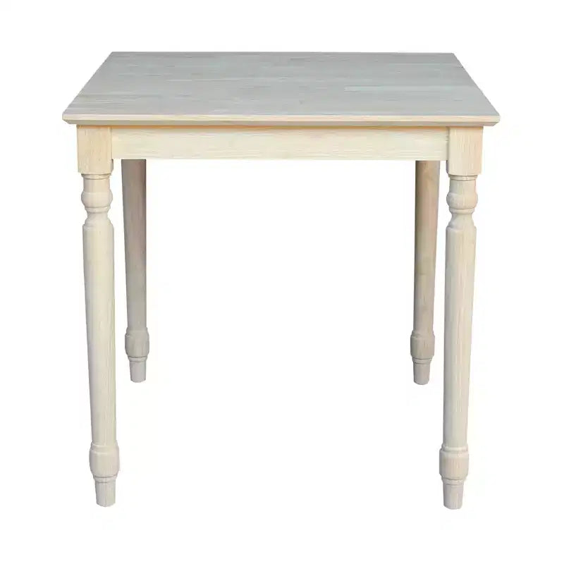 Table carrée massive 30 - International Concepts - Non finie