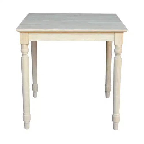 Table carrée massive 30 - International Concepts - Non finie