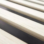 Lit plateforme en bois Vivek Deluxe avec tête de lit - Zinus
