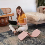 ECR4Kids Le bureau portable Surf avec chariot de rangement mobile, lot de 30