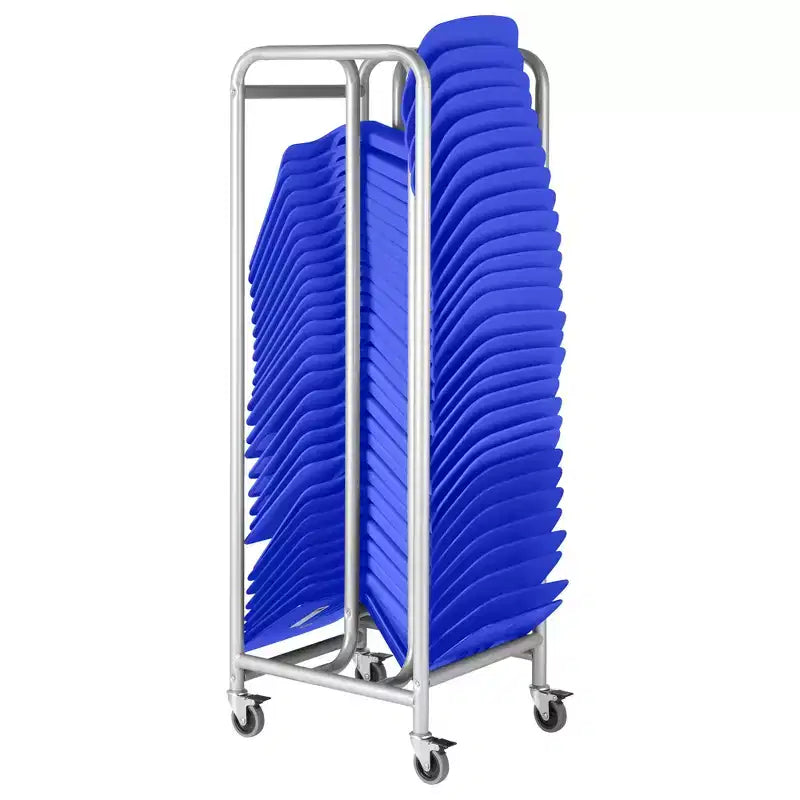 ECR4Kids Le bureau portable Surf avec chariot de rangement mobile, lot de 30