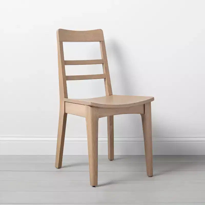 Ensemble de 2 chaises de salle à manger à dossier échelle en bois – Hearth & Hand with Magnolia