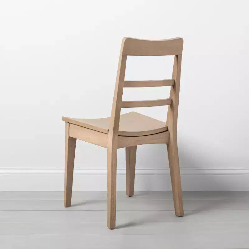Ensemble de 2 chaises de salle à manger à dossier échelle en bois – Hearth & Hand with Magnolia
