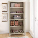 Armoire de rangement haute Salinas avec portes - Bush Furniture