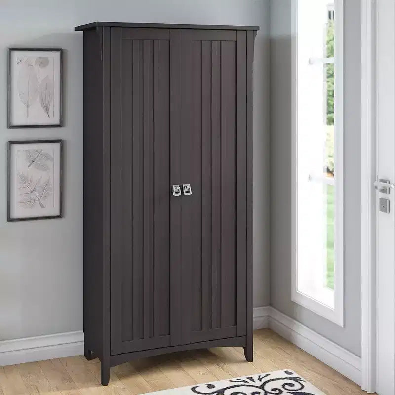 Armoire de rangement haute Salinas avec portes - Bush Furniture