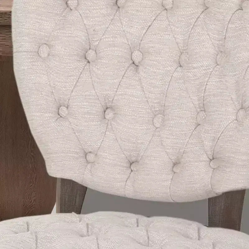 Lot de 2 chaises de salle à manger capitonnées Crosswind - Christopher Knight Home