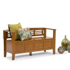 Banc de rangement en bois massif 48 Chandler - Wyndenhall