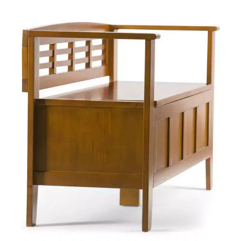Banc de rangement en bois massif 48 Chandler - Wyndenhall