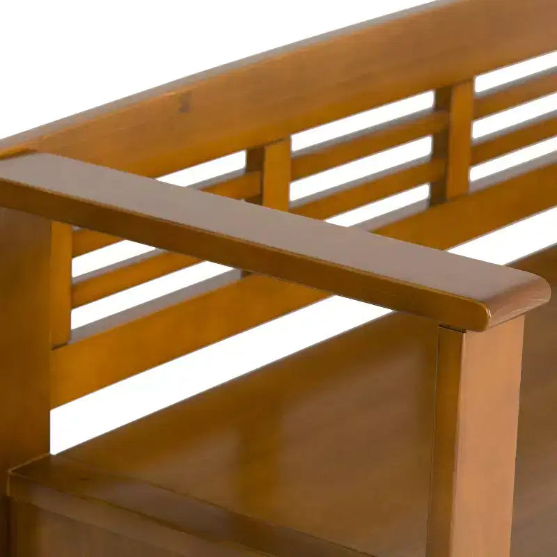 Banc de rangement en bois massif 48 Chandler - Wyndenhall