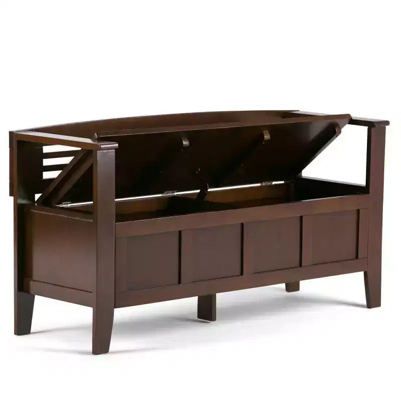 Banc de rangement en bois massif 48 Chandler - Wyndenhall