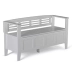 Banc de rangement en bois massif 48 Chandler - Wyndenhall