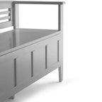 Banc de rangement en bois massif 48 Chandler - Wyndenhall
