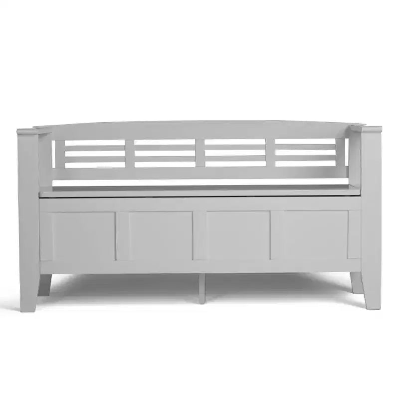 Banc de rangement en bois massif 48 Chandler - Wyndenhall