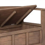 Banc de rangement en bois massif 48 Chandler - Wyndenhall