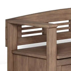 Banc de rangement en bois massif 48 Chandler - Wyndenhall