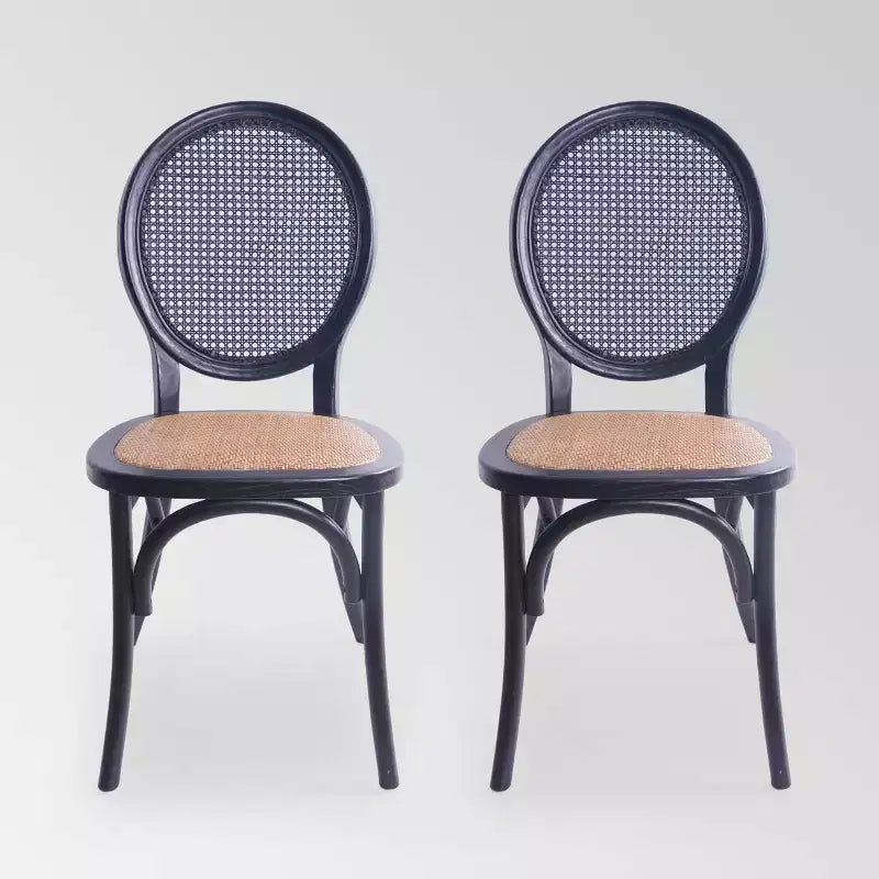 Ensemble de 2 chaises de salle à manger en rotin Chittenden - Christopher Knight Home
