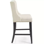Tabouret de bar à hauteur de comptoir Baron en tissu rembourré - Modway
